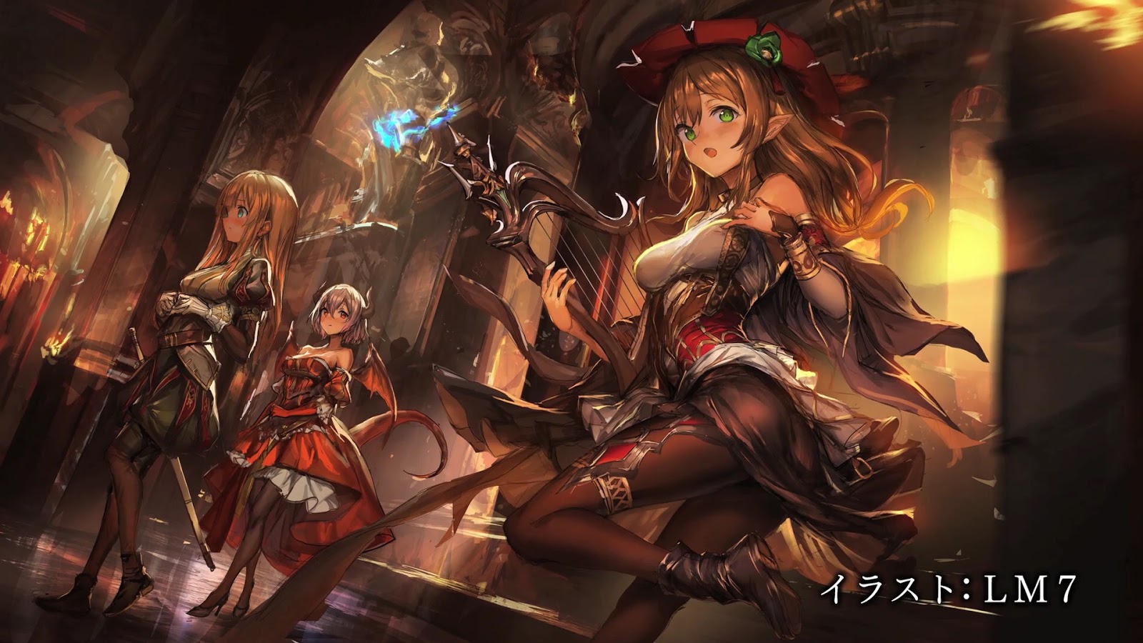 Anne & Grea [Manaria Friends]  Anime, Friends, Art reference