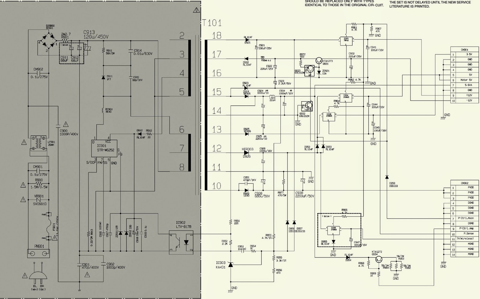 Схемы блоков питания e141940 94v 0
