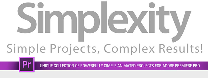 قوالب Adobe Premiere قوالب Adobe Premiere لمشاريع Premiere مجموعة Simplexity 01 لبرنامج Adobe Premiere Pro