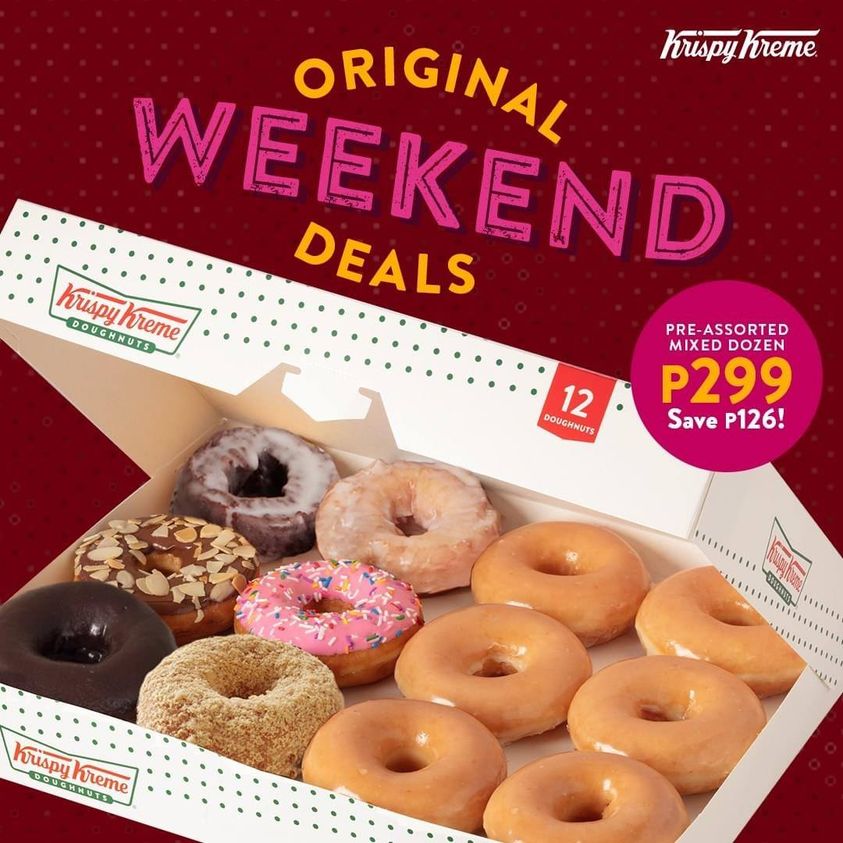 Manila Shopper Krispy Kreme Original Weekend Deals Promo
