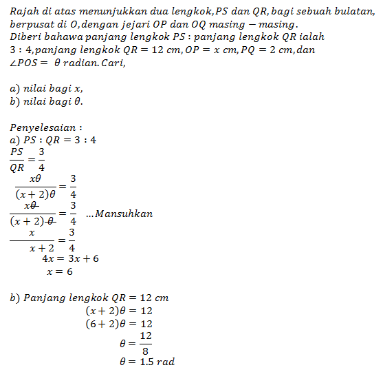 Add Math dan Anda !!: Bab 8 : Sukatan Membulat