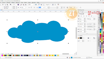 Membuat Bentuk Awan Dengan CorelDraw X7