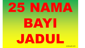 25 nama-nama anak yang populer dijaman dulu.