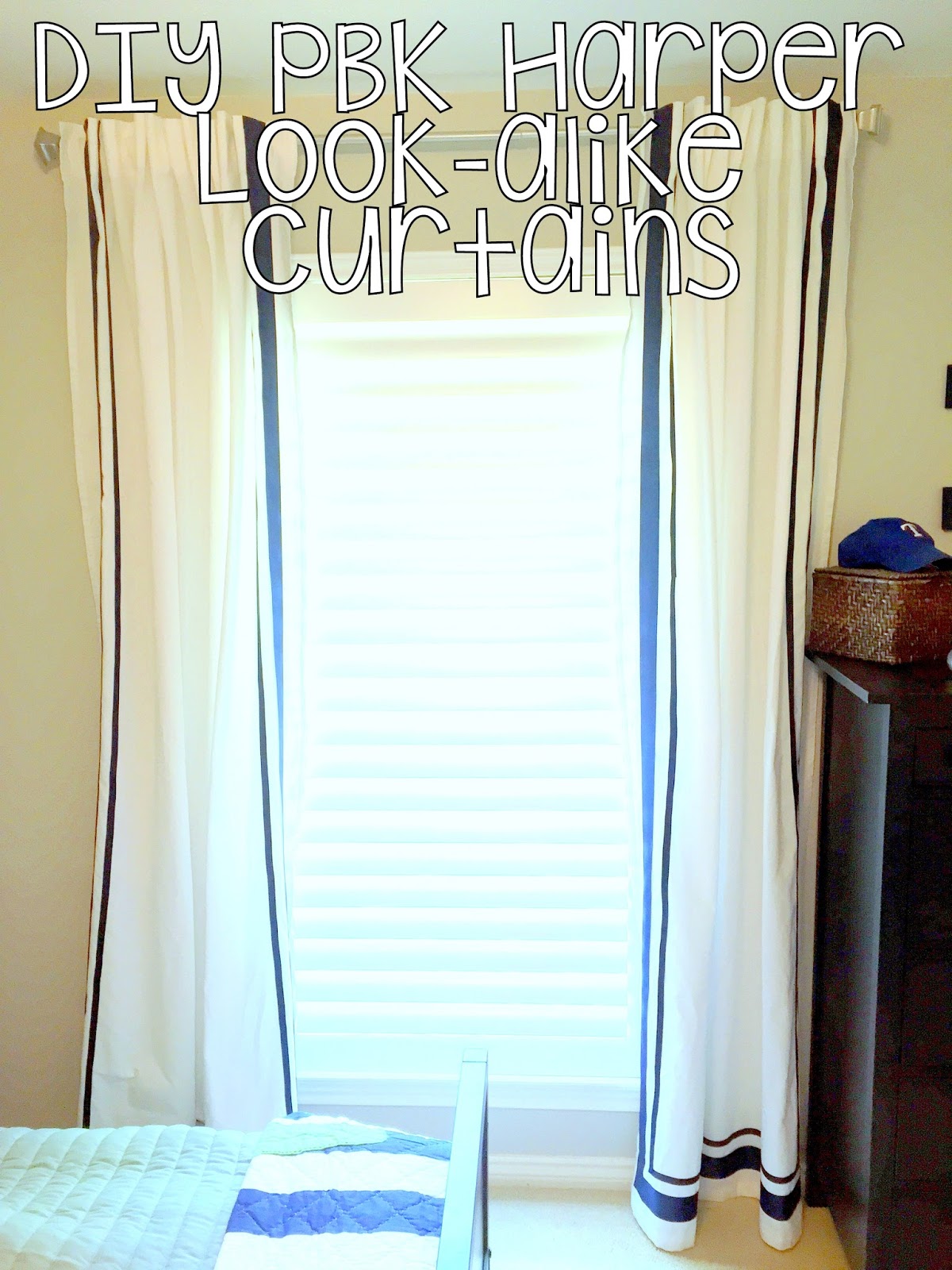 Live And Learn Diy Pottery Barn Kids Harper Look Alike Curtains