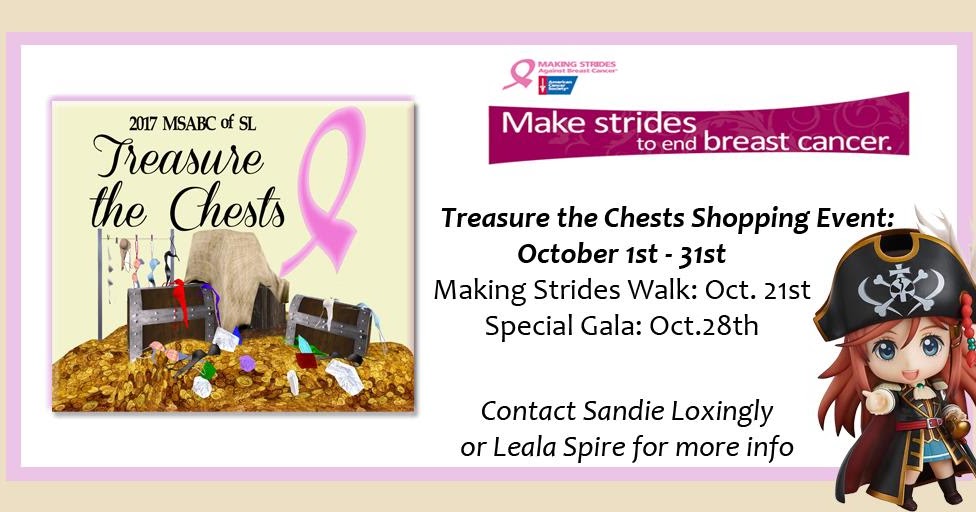 Registration is now open for the Treasure the Chests shopping event