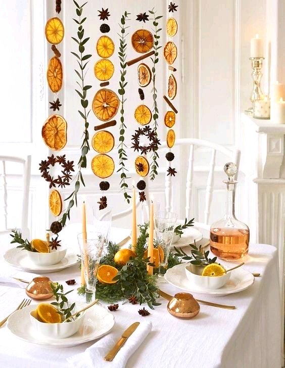 How to make dried oranges and other natural Christmas decorations