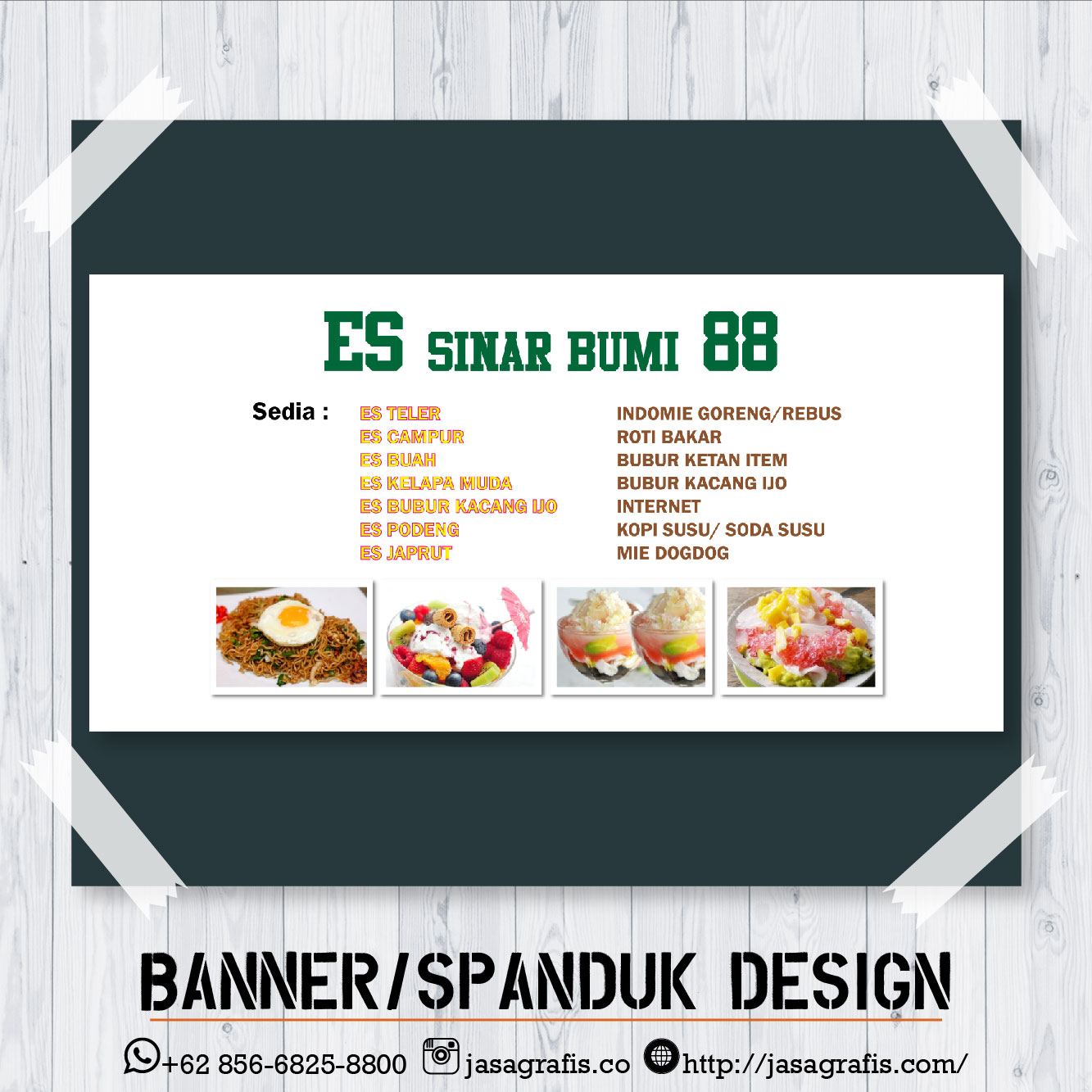  Desain Banner Roti Bakar  kumpulan gambar spanduk
