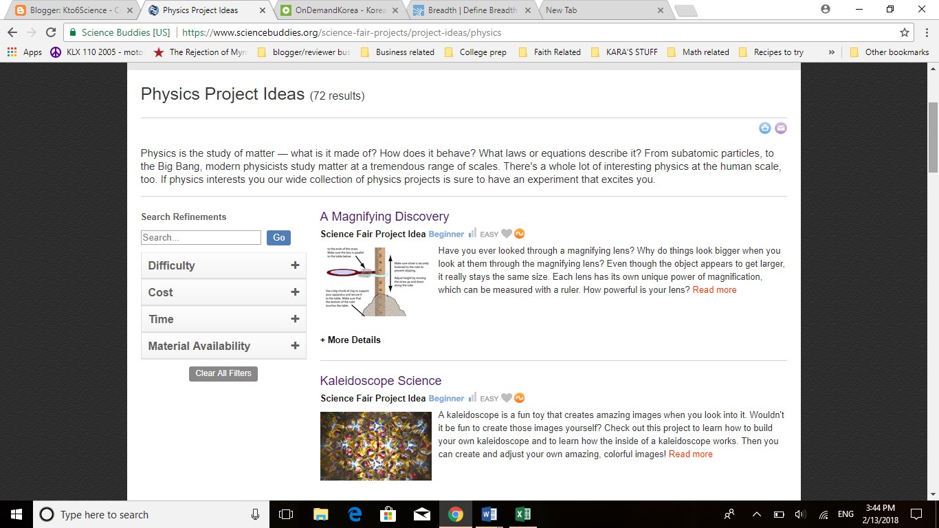 Kto6Science Science Buddies