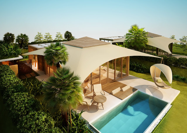 model File 3ds max,3d max model,max nghỉ dưỡng,Bungalow,3dmax Bungalow