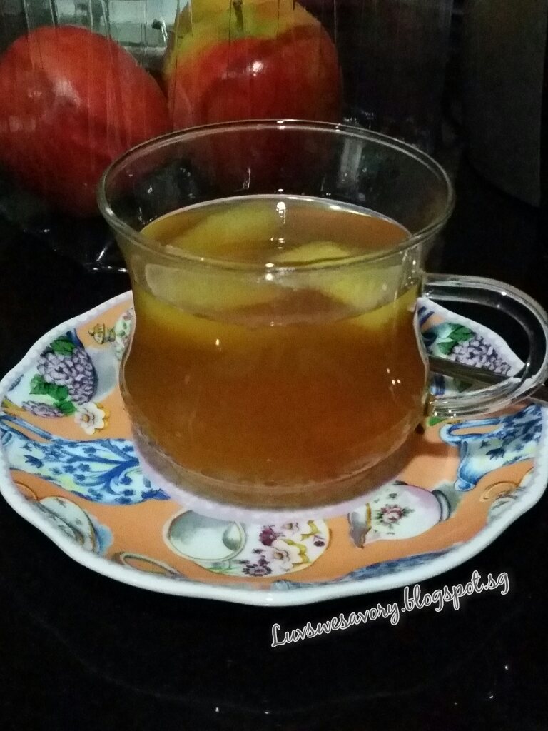 Luvswesavory Dried Haw Slices with Apple Honey Tea