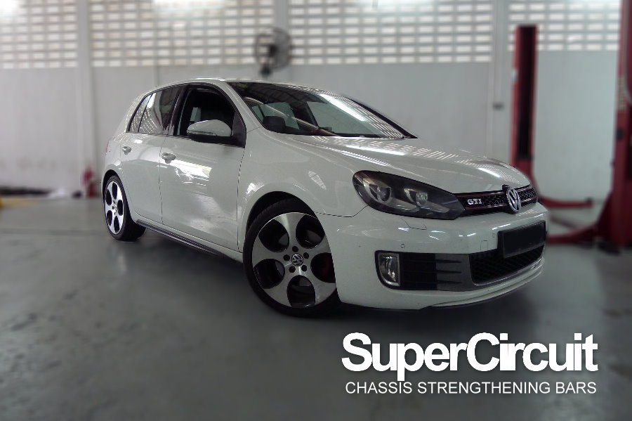 SUPERCIRCUIT CHASSIS STRENGTHENING BARS Volkswagen Golf GTI (Mk6) Mid