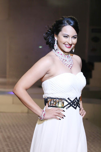 Sonakshi Sinha Hot Photos In White Dress