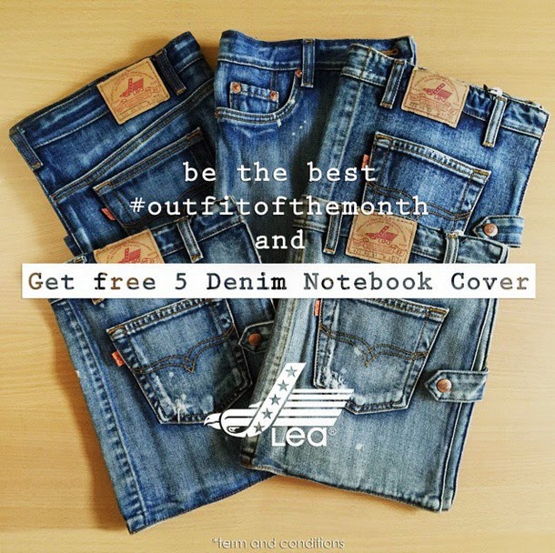 Kontes Selfie Lea Jeans Hadiah 5 Denim Notebook Cover Kontes Selfie Lea Jeans Hadiah 5 Denim Notebook Cover