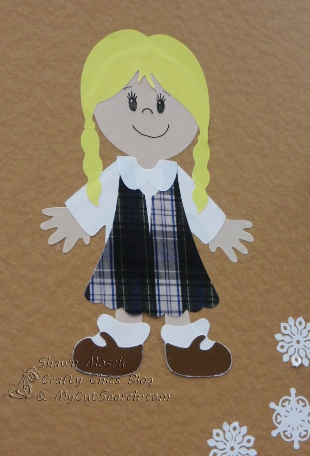 Crafty Chic's Paper Dolls in School Uniforms