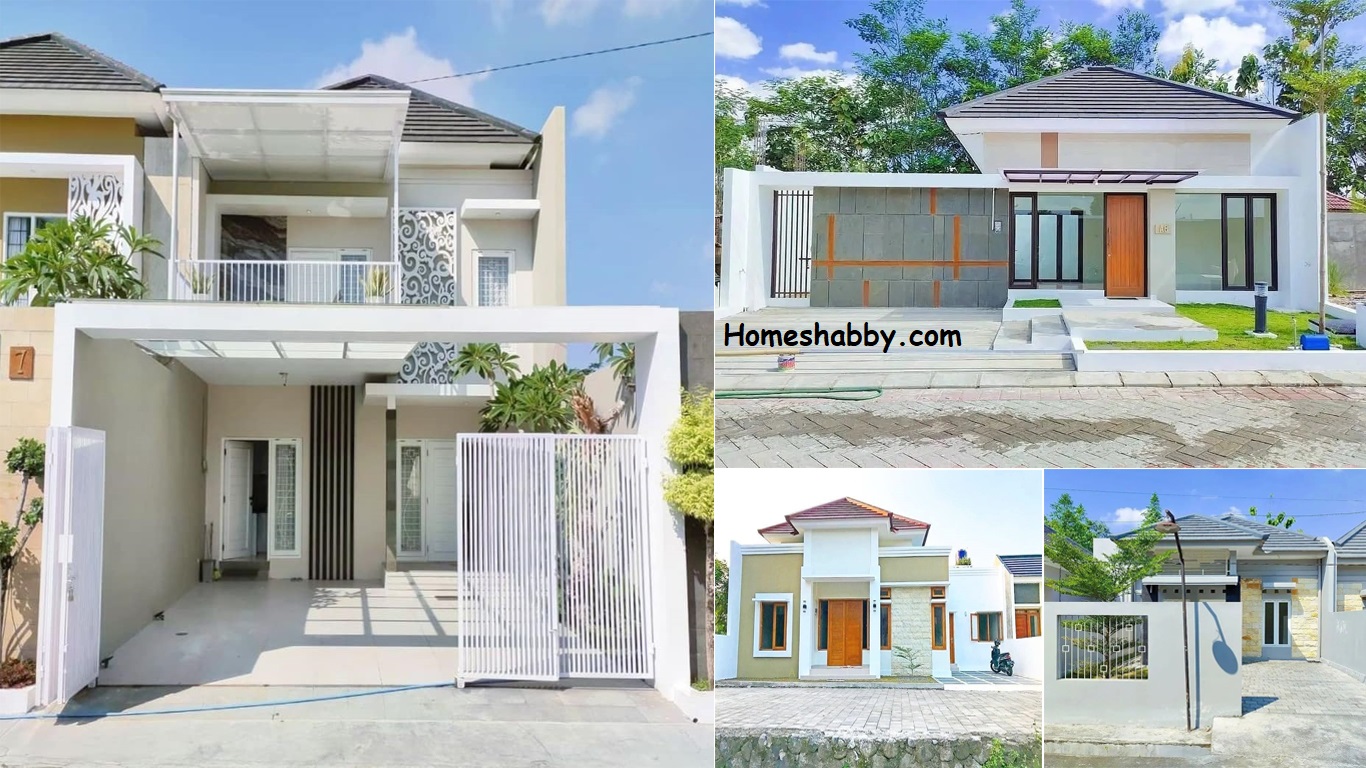 Kumpulan Rumah Fasad Batu Alam Dengan Konsep Batu Alam (Limasan