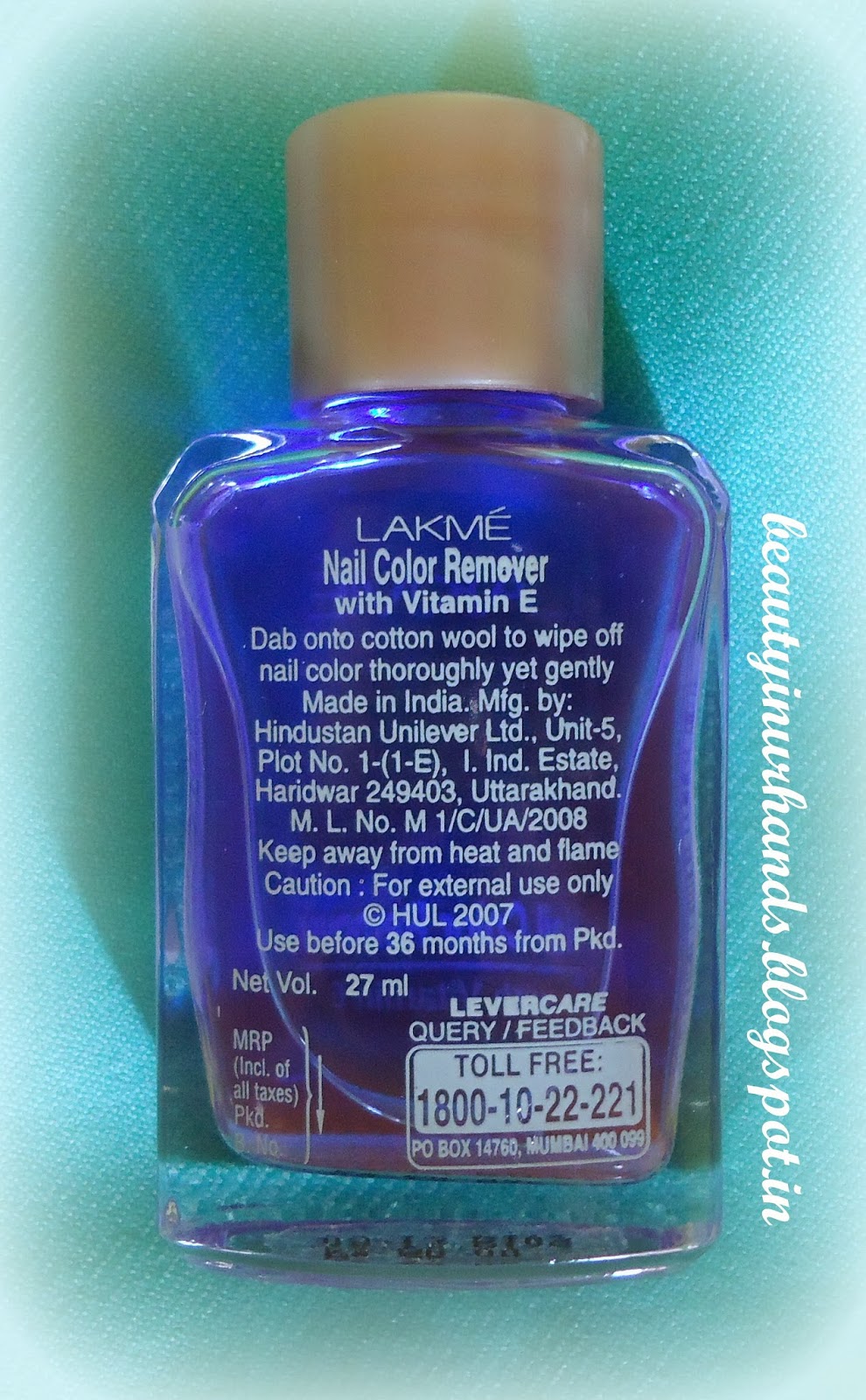 Beauty In Your Hands Lakme Nail Color Remover Review