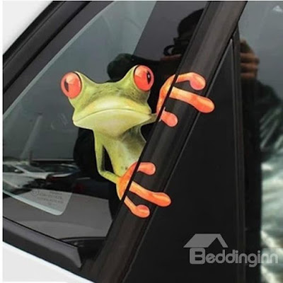 Beddinginn Frog Car Sticker