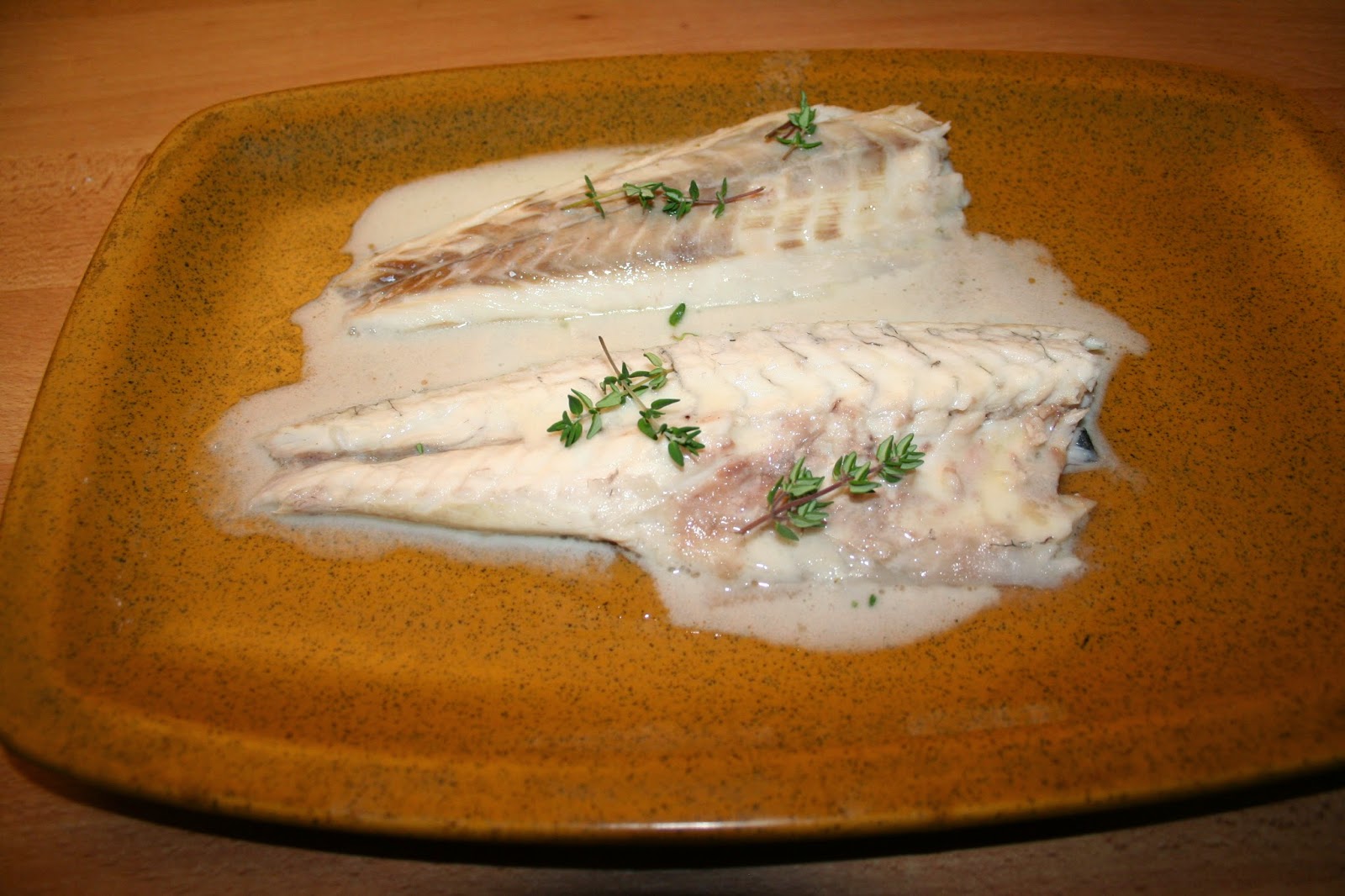 Wolfsbarsch in Salzkruste