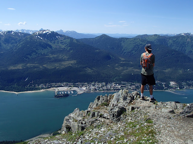 Tanner overlooking Douglas Island