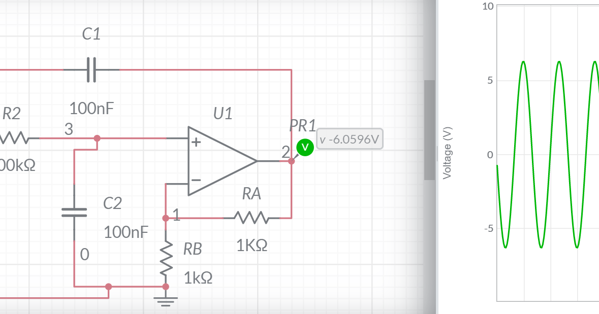 Applied eC Pass Filter Resonant Frequency