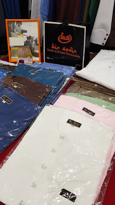 While most of the fashion was for ladies, the Bin Sadin menswear collection was represented at Halal International 2017.