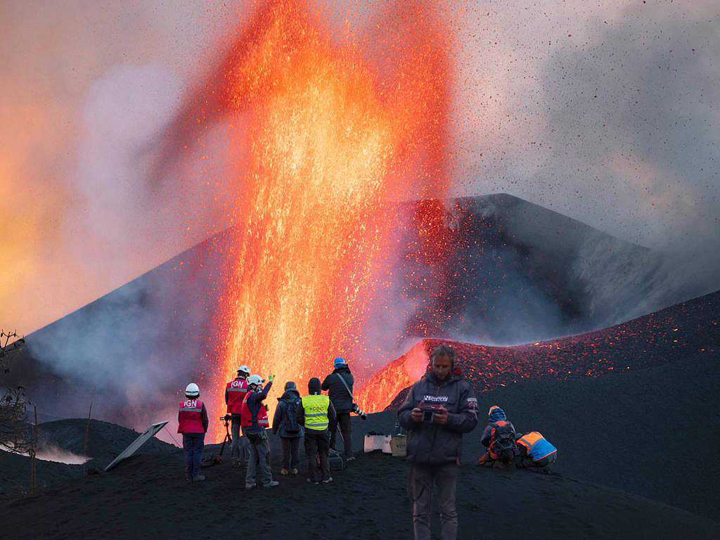 In the heat of the volcano