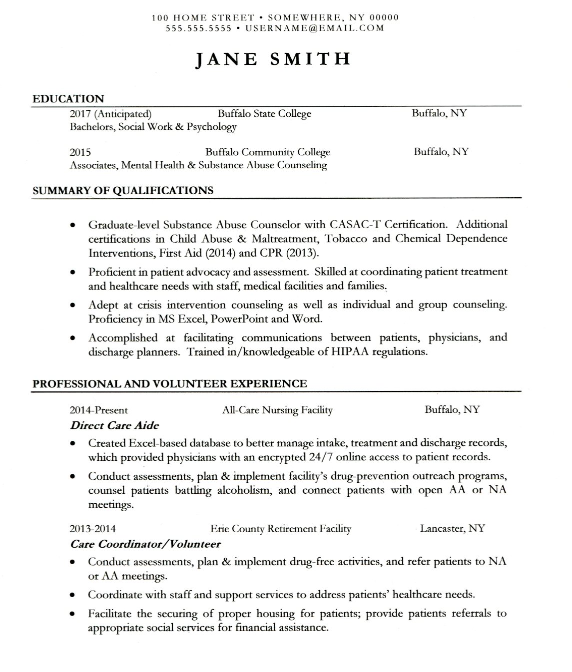 eop academic and career resource center resume and cover letter cover letter for intake coordinator