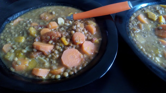 Receta: Lentejas Con Verduras 
