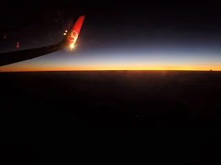 Wing of Turkish Airlines Airplane