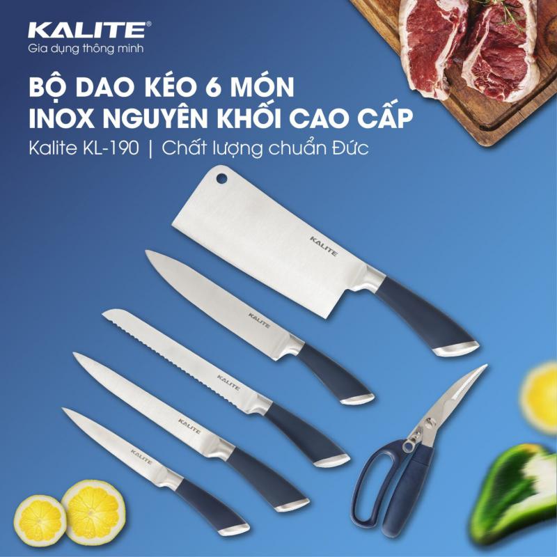 Bộ dao kéo inox 7 món Kalite KL 190 5 bo dao keo kalite kl 190 6