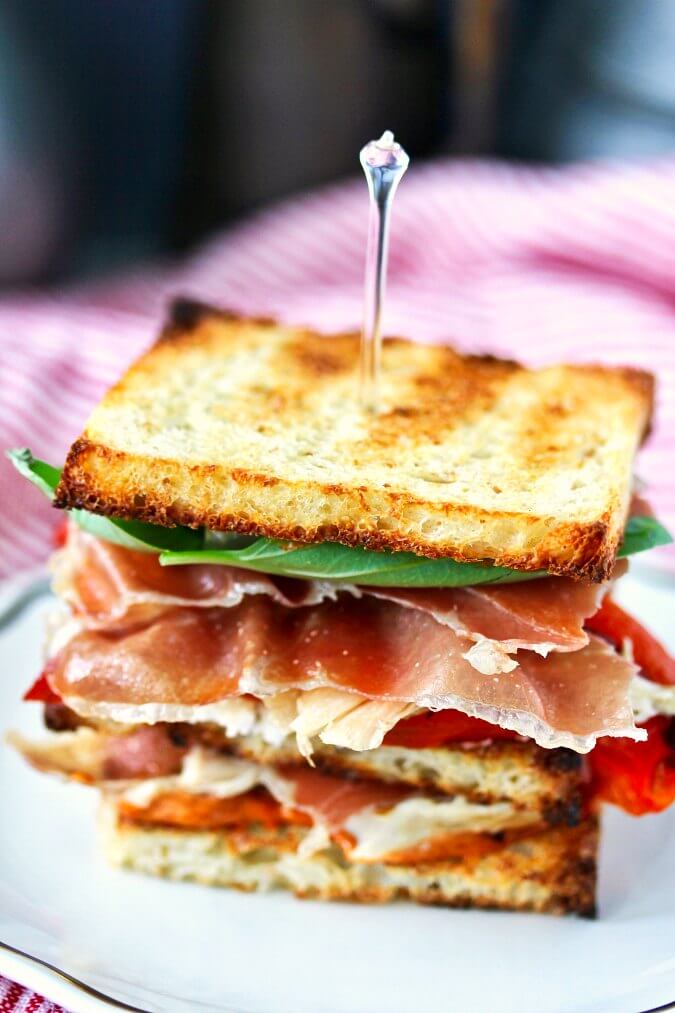 Italian Style Chicken Club Sandwiches with Pane al Latte | Karen's ...