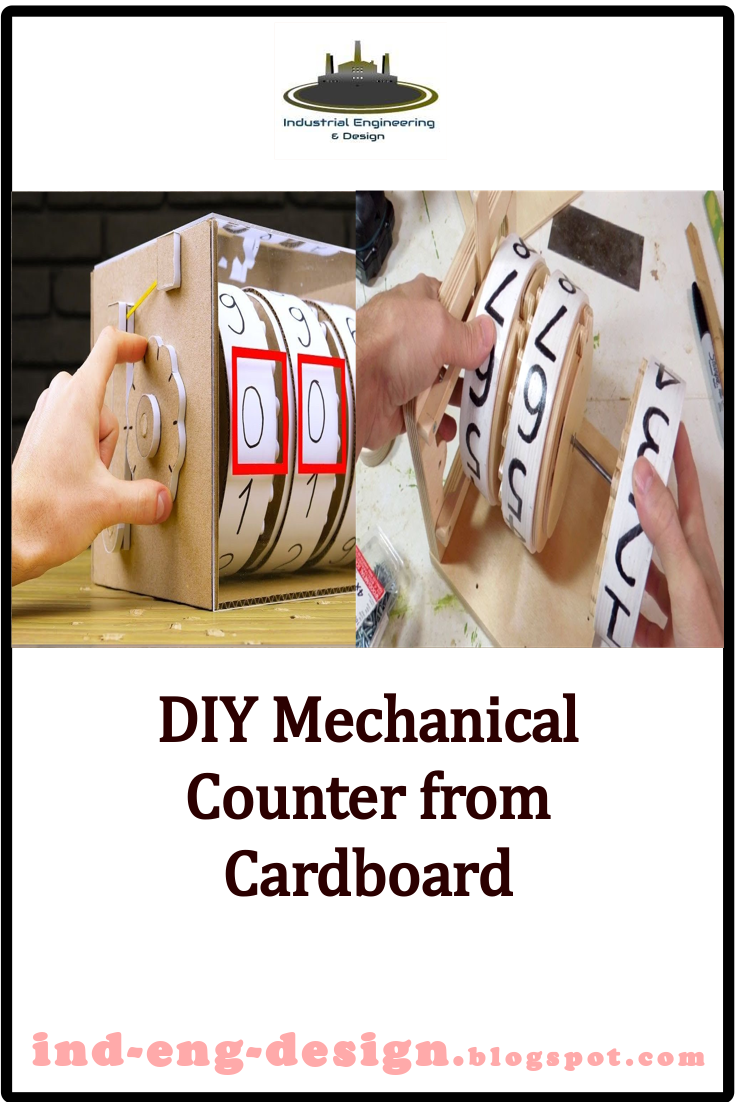 DIY Mechanical Counter from Cardboard