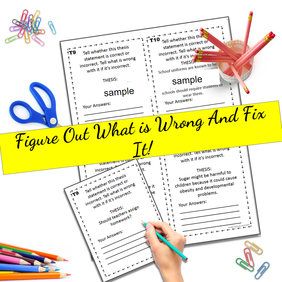 Strong thesis statements image