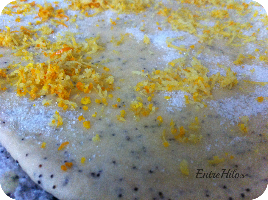 pull apart citricos bread