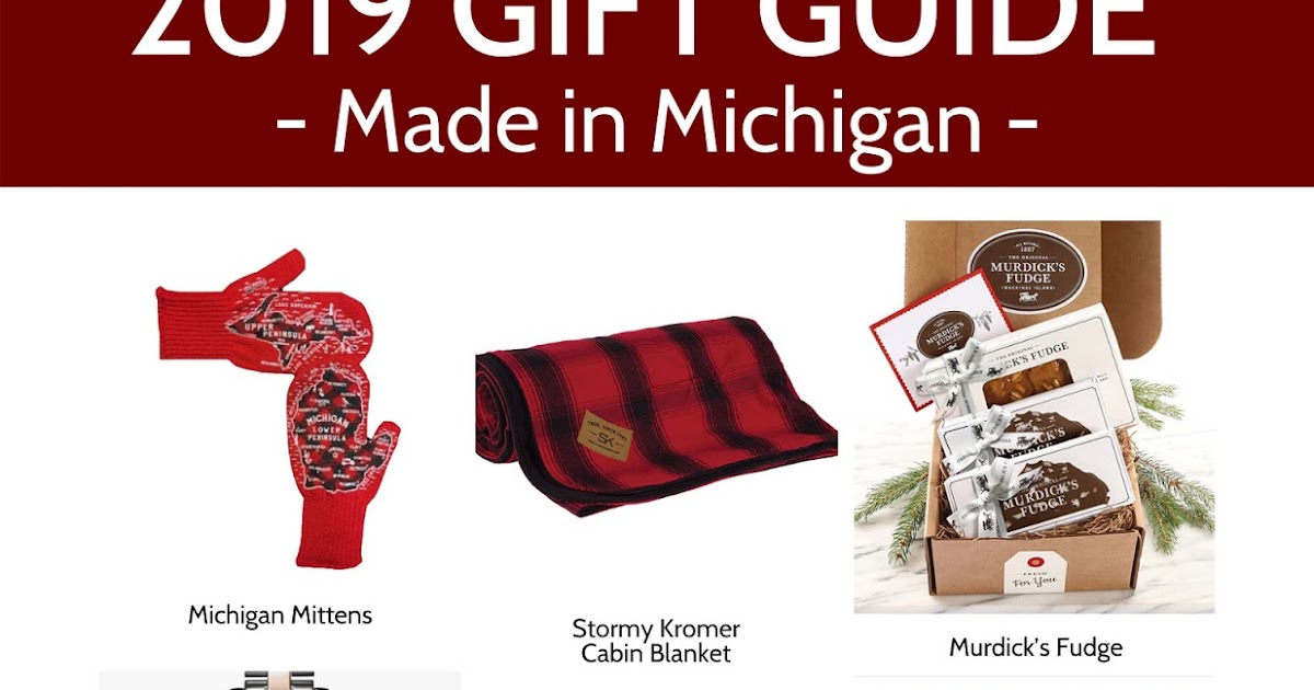 2019 Gift Guide Made in Michigan Fashion meets Food