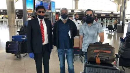 Prithviraj and Aadujeevitham team go into quarantine after reaching Kerala, News, Cinema, Entertainment, Flight, Nedumbassery Airport, Embassy, Prithvi Raj, Kerala