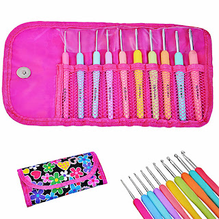 Пластмасовые крючки для вязания 10шт