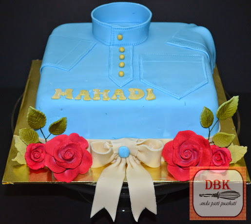 Kek Fondant Baju Melayu