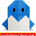 පෙන්ගුයින්ගේ මුහුණ හදමු (Origami Penguin(Face))