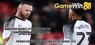 Prediksi Derby County vs Stoke City 01 Februari 2020 Pukul 02.45 WIB