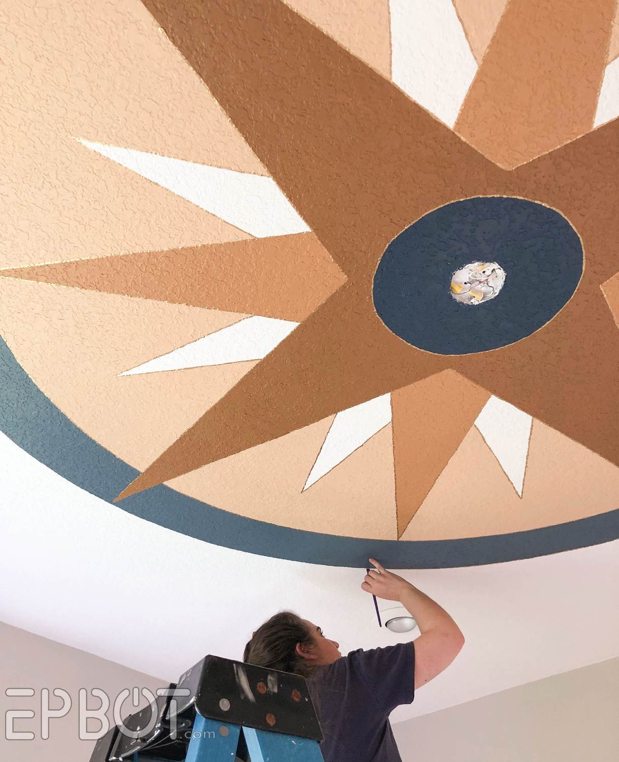 Epbot Let S Paint A Ceiling Compass Rose