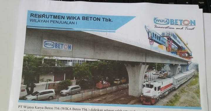 Lowongan Kerja BUMN PT Wika Beton (Persero) Tbk Medan ...