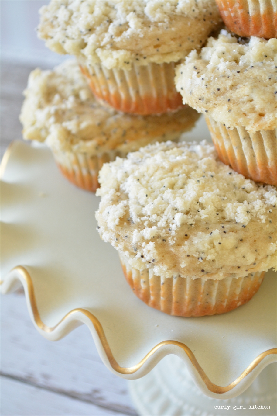 Curly Girl Kitchen Almond Poppyseed Muffins