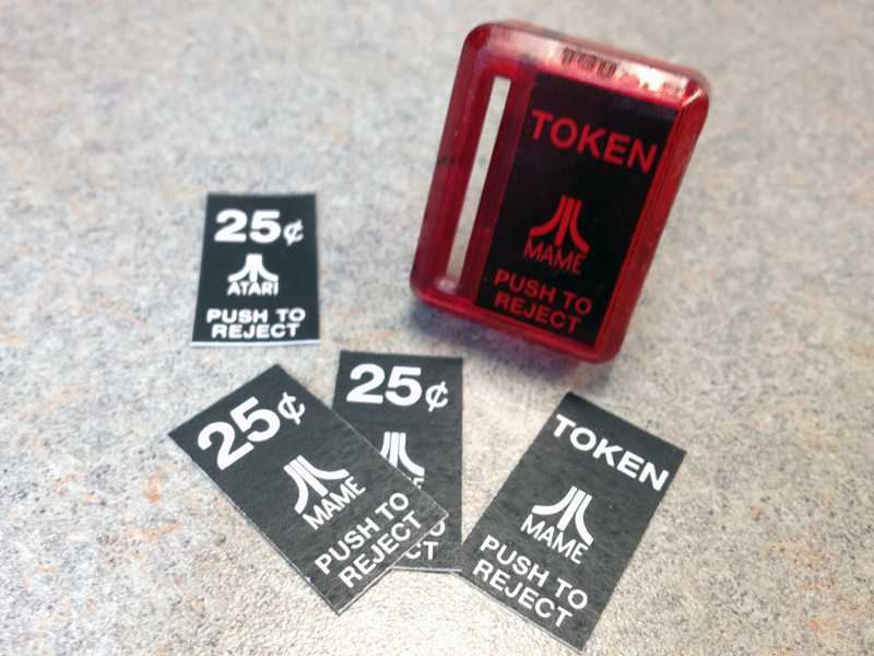 craftygeek Custom Coin Door Labels