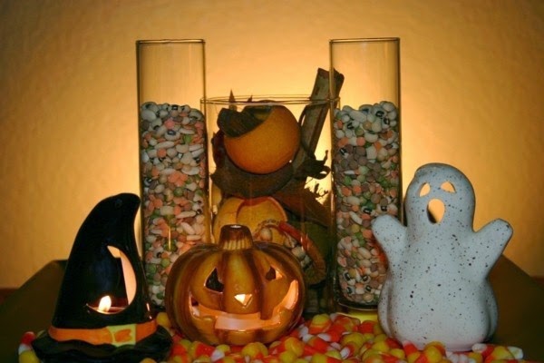 DIY table decorations – Halloween decoration themselves make