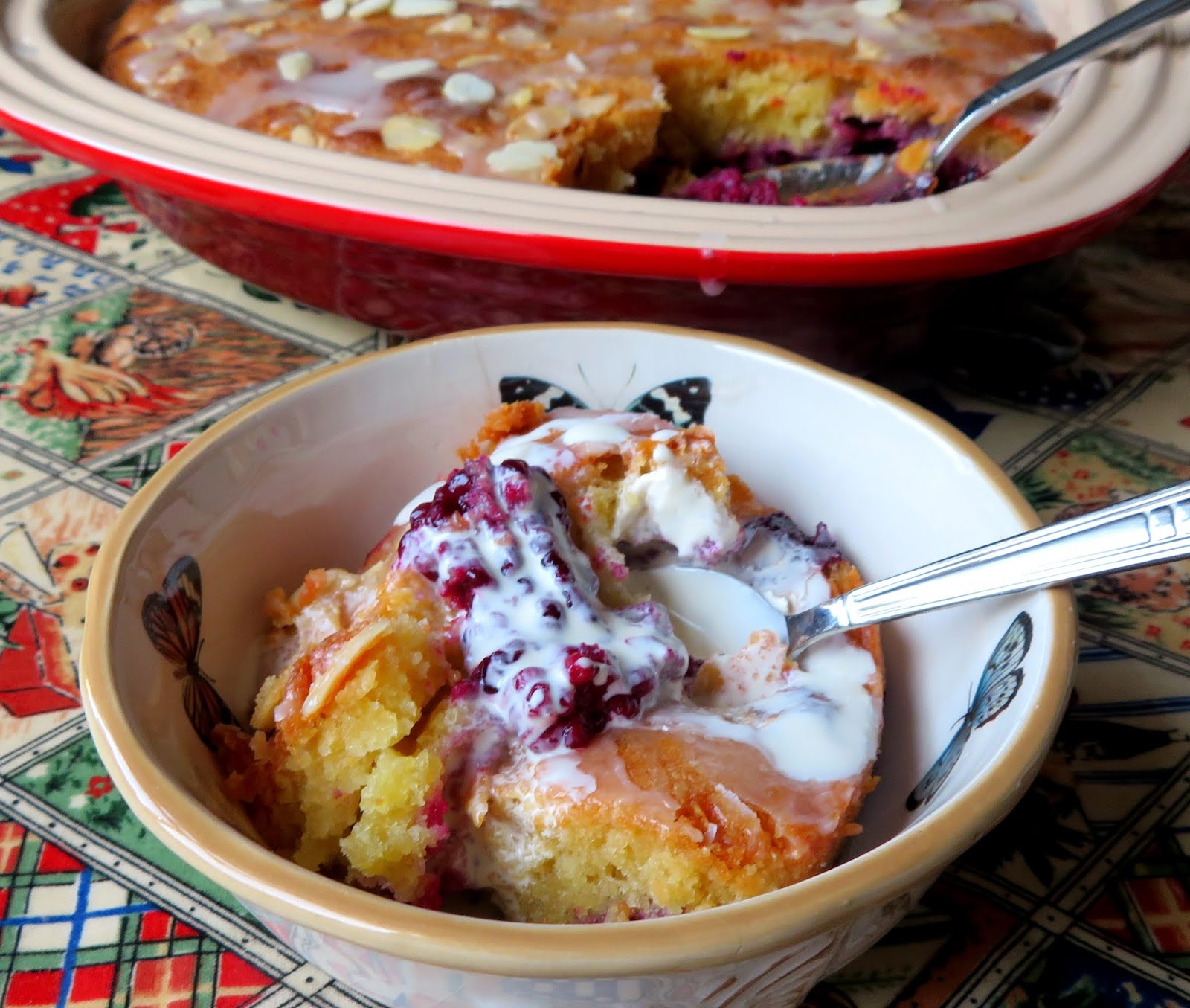 Blackberry Bakewell Pudding The English Kitchen