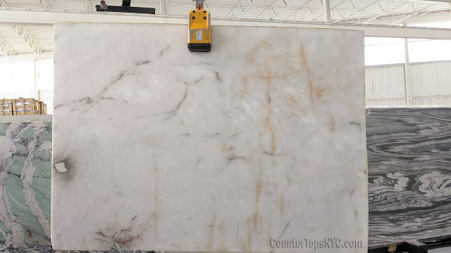 Lumix White Quartzite Slabs NYC