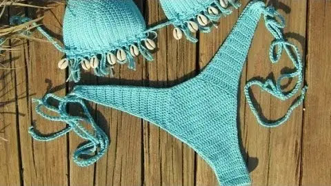 Tutorial de Bikini Tejido a Crochet