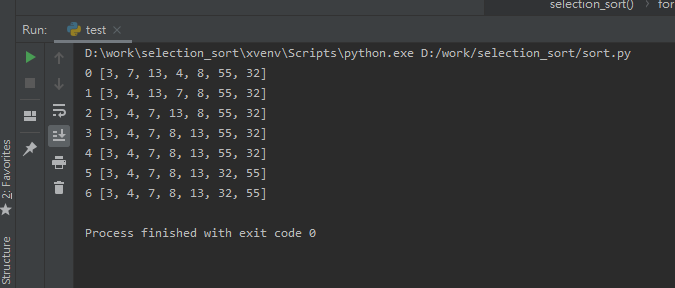 隱龍窟: Python 資料結構 - Selection sort 選擇排序法