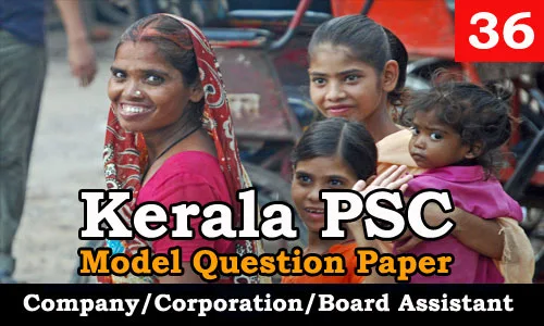 Model Question Paper Company Corporation Board Assistant - 36